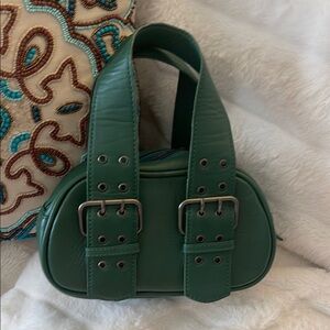 Green Leather Women's Bag